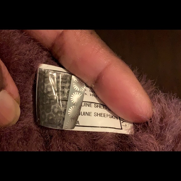 Purple Bailey Button UGG Boots Size 6 - Picture 10 of 11